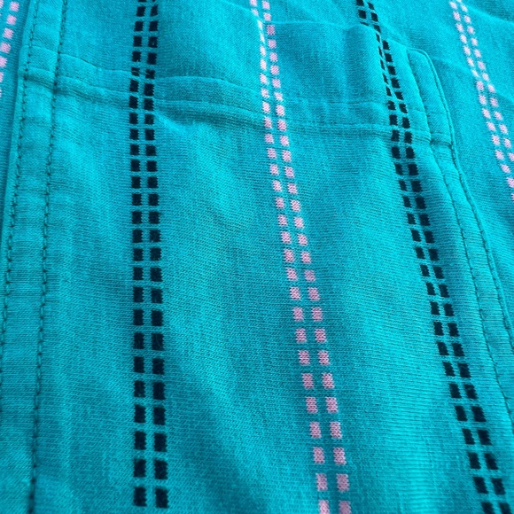 Vintage First Tee Striped Golf Shirt Size Large - Picture 3 of 5